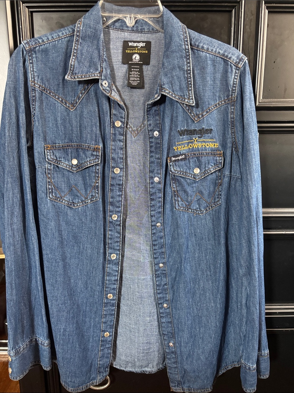 Wrangler Blue Denim Shirt